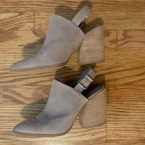 Slingback heeled mules - great for office or weekend